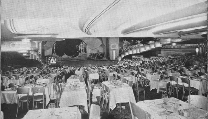 Framed Print : Theatre restaurant and stage at the French Casino, NYC Framed Print : Theatre restaurant and stage at the French Casino, NYC