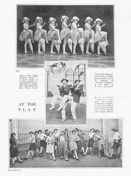 Theatrical and vaudeville presentations, December 1923