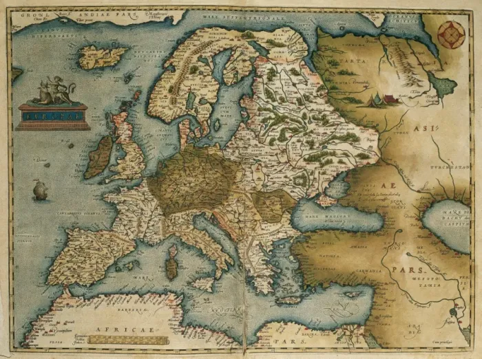 Framed Print : Theatrum Orbis Terrarum by Abraham Ortelius (1527-1598) Framed Print : Theatrum Orbis Terrarum by Abraham Ortelius (1527-1598)