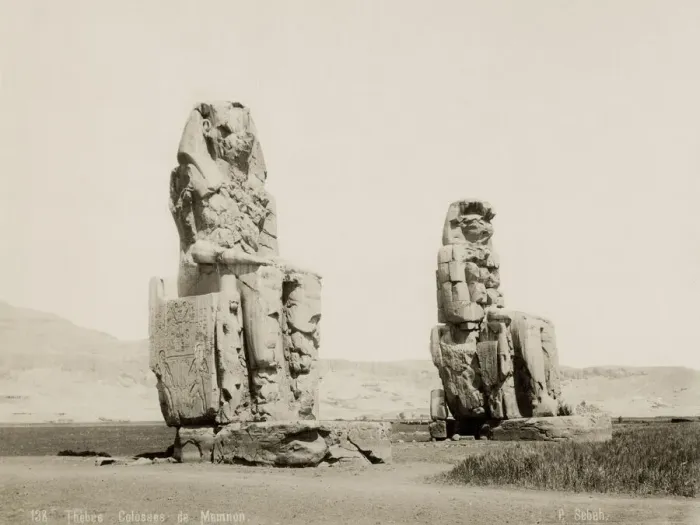 Framed Print : Thebes, Egypt, The Colossi of Memnon Framed Print : Thebes, Egypt, The Colossi of Memnon