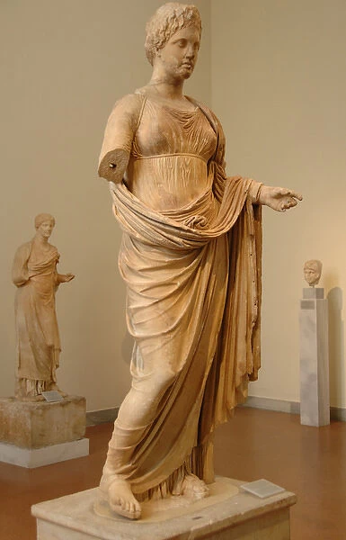 THEMIS statue, goddess of justice. Greece. IV century B.C