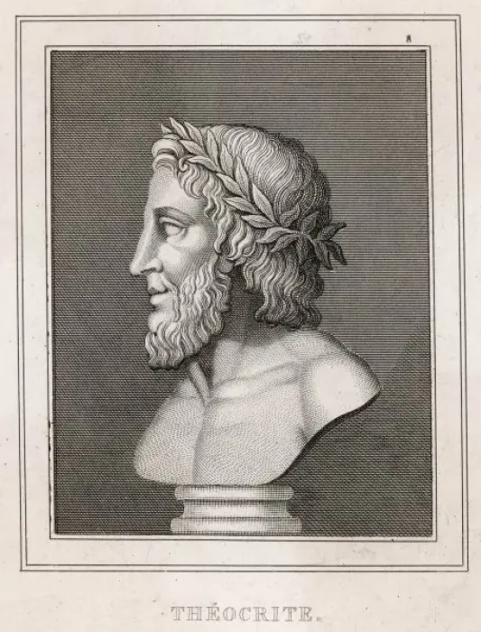 Framed Print : Theocritus / Anon Eng Framed Print : Theocritus / Anon Eng