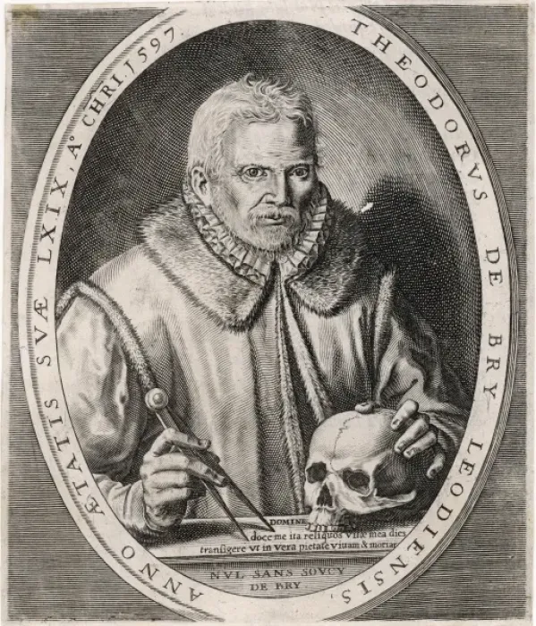 Framed Print : Theodor De Bry / Self? Framed Print : Theodor De Bry / Self?