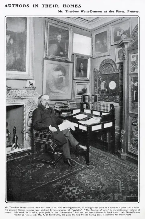 Framed Print : Theodore Watts-Dunton (1832 - 1914), poet, poetry critic and friend of Algernon Swinburne Framed Print : Theodore Watts-Dunton (1832 - 1914), poet, poetry critic and friend of Algernon Swinburne