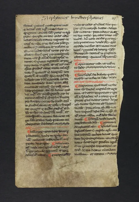 Framed Print : Theological Text (Fragment) Framed Print : Theological Text (Fragment)