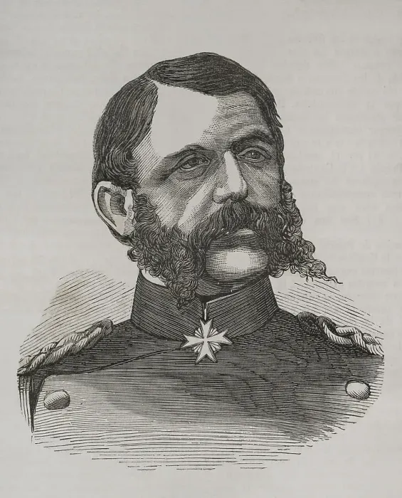Framed Print : Theophil von Podbielski (1814-1879). General of Framed Print : Theophil von Podbielski (1814-1879). General of