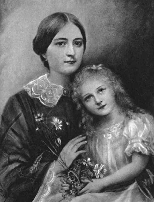 Framed Print : Therese and her Maman Framed Print : Therese and her Maman