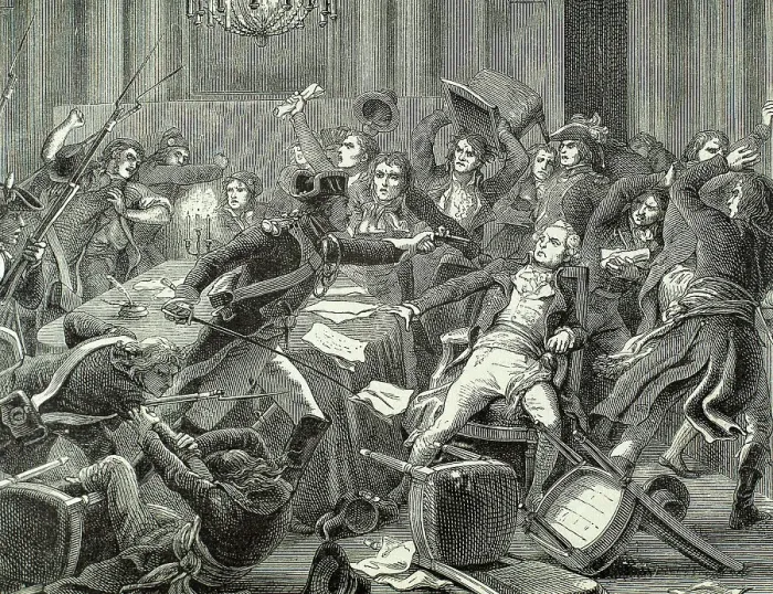 Framed Print : Thermidorian Reaction. Ninth Thermidor. 27 July 1794. Result Framed Print : Thermidorian Reaction. Ninth Thermidor. 27 July 1794. Result