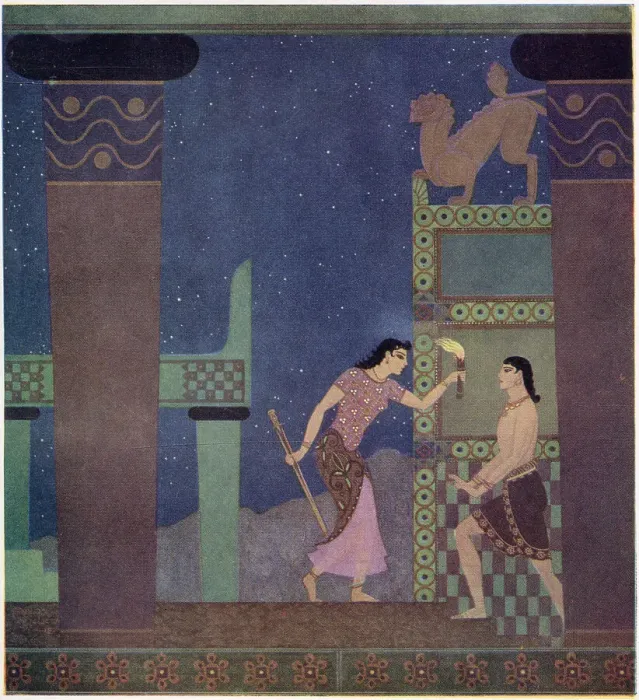 Framed Print : Theseus and Ariadne Framed Print : Theseus and Ariadne