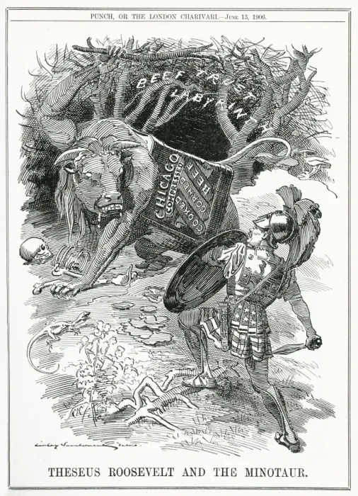 Framed Print : Theseus Roosevelt and the Minotaur Framed Print : Theseus Roosevelt and the Minotaur