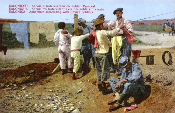 Framed Print : Thessaloniki, Greece - Vietnamese French Troops - WW1 Framed Print : Thessaloniki, Greece - Vietnamese French Troops - WW1
