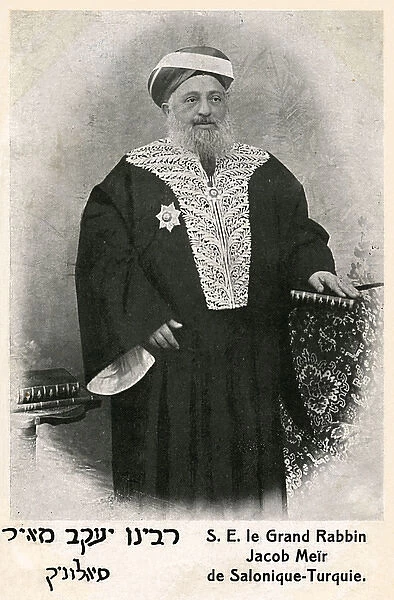 Thessaloniki - Jacob Meir - the Chief Rabbi