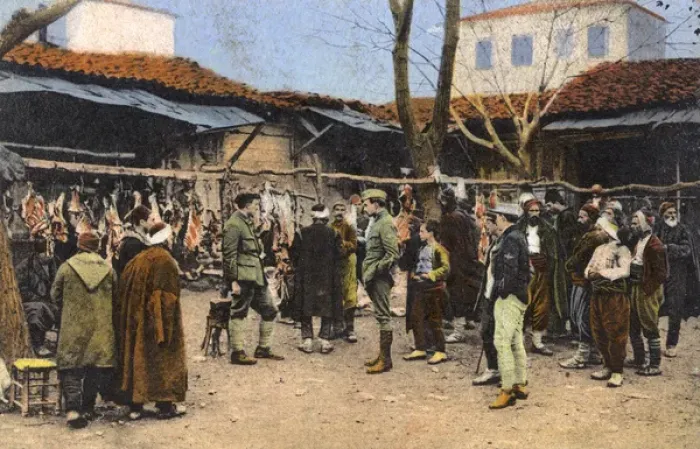 Framed Print : Thessaloniki - The Meat Market Framed Print : Thessaloniki - The Meat Market