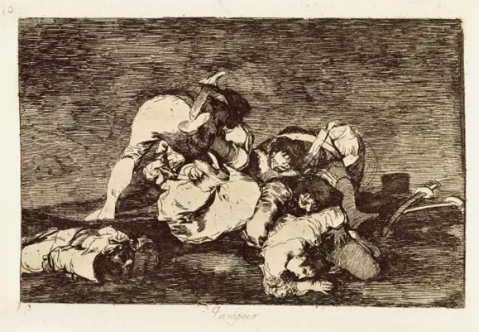 Framed Print : Neither do they. Plate 10 of The Disasters of War Framed Print : Neither do they. Plate 10 of The Disasters of War