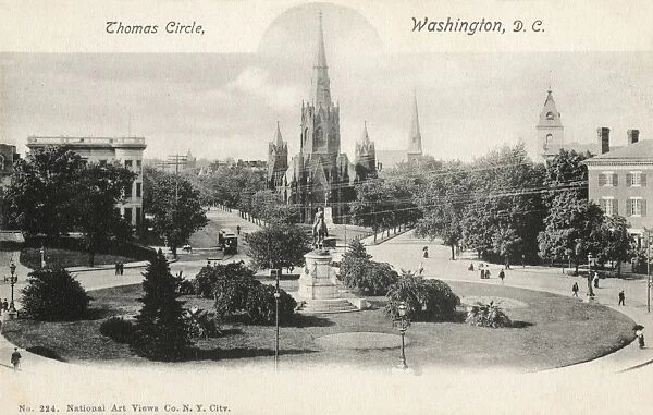 Thomas Circle, Washington DC, USA