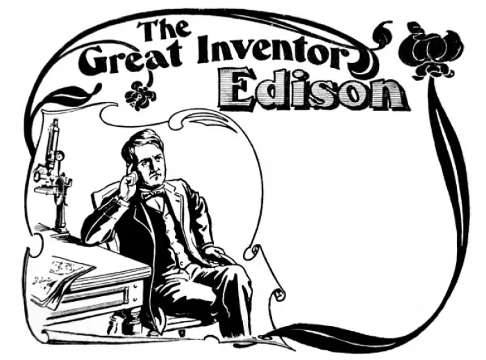 Framed Print : Thomas Edison, American inventor Framed Print : Thomas Edison, American inventor