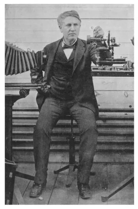 Framed Print : Thomas Edison / Scribners Framed Print : Thomas Edison / Scribners
