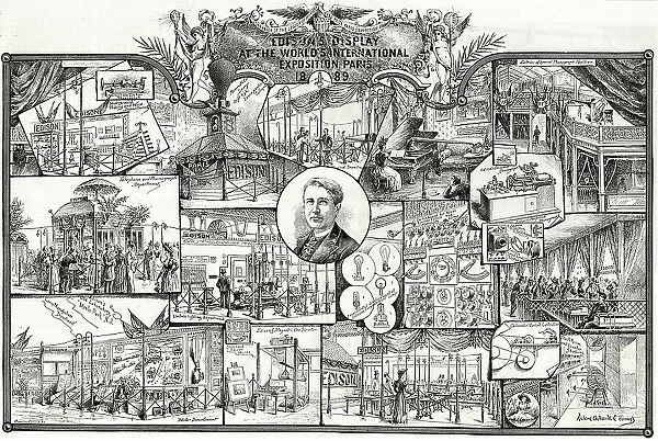 Thomas Edison's Display, Paris Exhibition of 1889