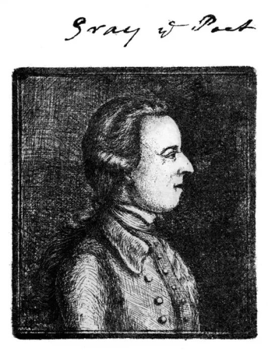 Framed Print : Thomas Gray (Anon) Framed Print : Thomas Gray (Anon)