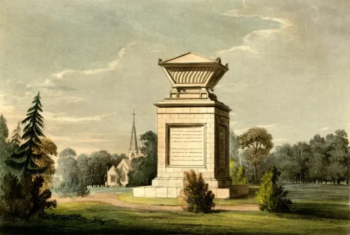 Framed Print : Thomas Gray / Monument Framed Print : Thomas Gray / Monument