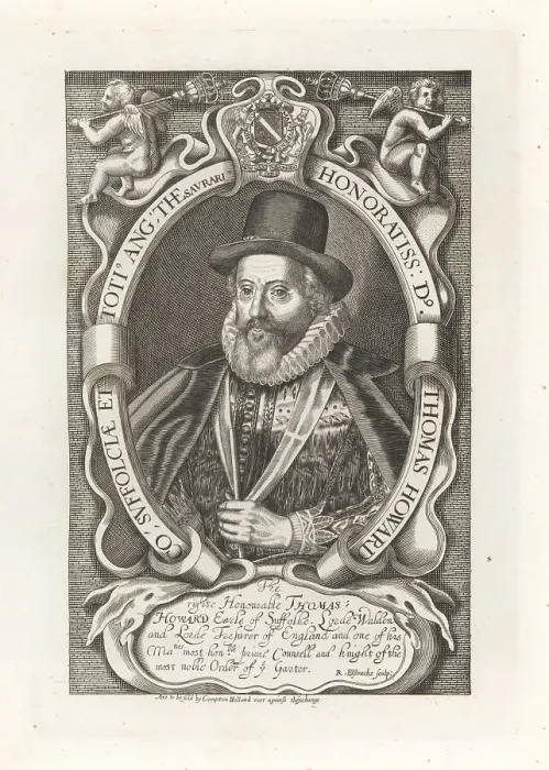 Framed Print : Thomas Howard, 1st Earl of Suffolk, 1561-1626 Framed Print : Thomas Howard, 1st Earl of Suffolk, 1561-1626