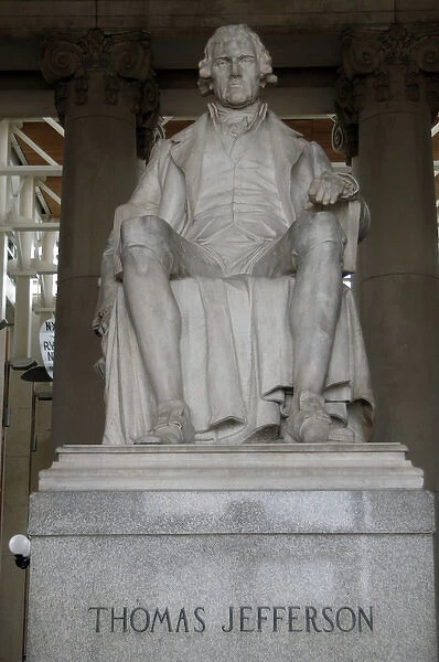 Thomas Jefferson (1743 1826). Statue. Missouri History Muse