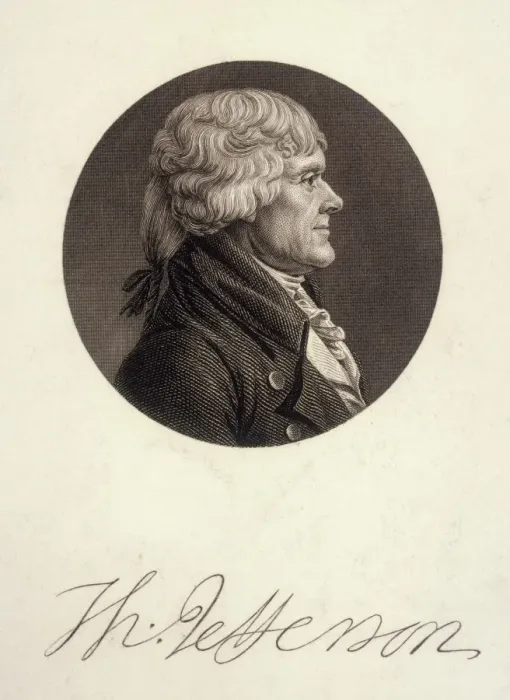 Framed Print : Thomas Jefferson / Memin Framed Print : Thomas Jefferson / Memin