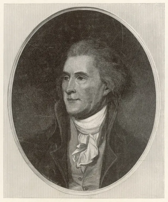 Framed Print : Thomas Jefferson / Peale Framed Print : Thomas Jefferson / Peale