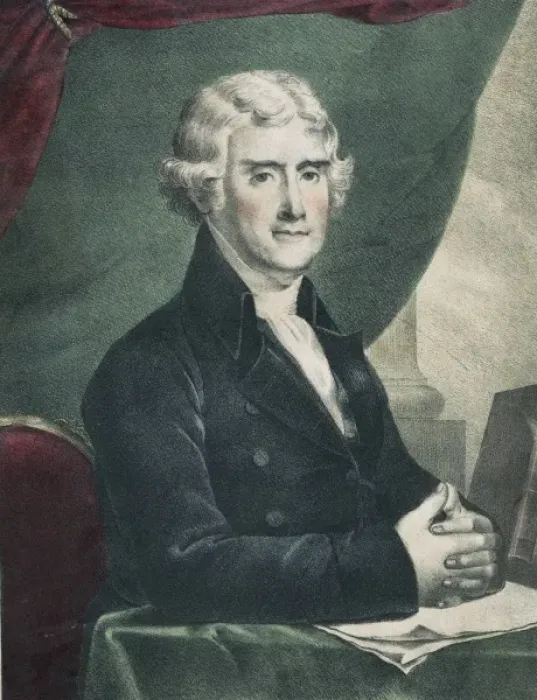 Framed Print : Thomas Jefferson--Third president of the United States Framed Print : Thomas Jefferson--Third president of the United States