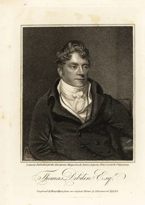 Framed Print : Thomas John Dibdin, English dramatist and songwriter Framed Print : Thomas John Dibdin, English dramatist and songwriter