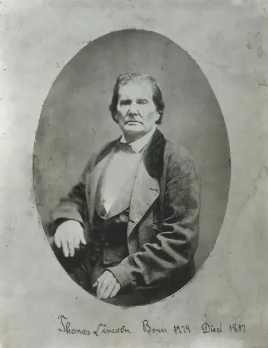 Framed Print : Thomas Lincoln, born 1779, died 1851 Framed Print : Thomas Lincoln, born 1779, died 1851
