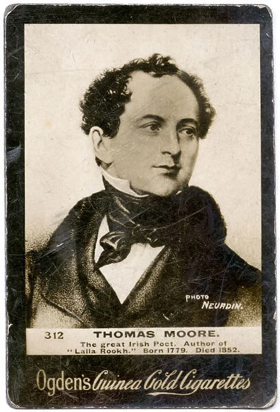 Thomas Moore, Irish poet, singer and songwriter