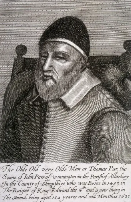 Framed Print : Thomas Parr Lived to 152 Framed Print : Thomas Parr Lived to 152
