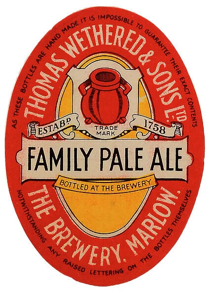 Thomas Wethered Family Pale Ale