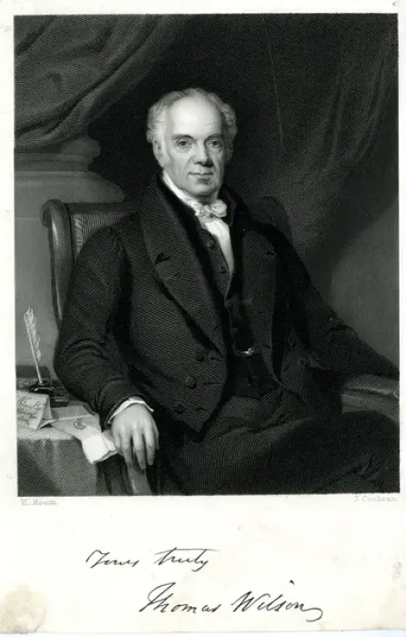 Framed Print : Thomas Wilson, English philanthropist Framed Print : Thomas Wilson, English philanthropist
