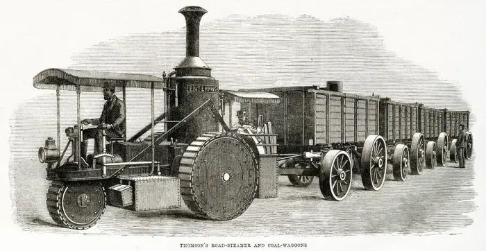 Framed Print : THOMSONS ROAD STEAMER Framed Print : THOMSONS ROAD STEAMER