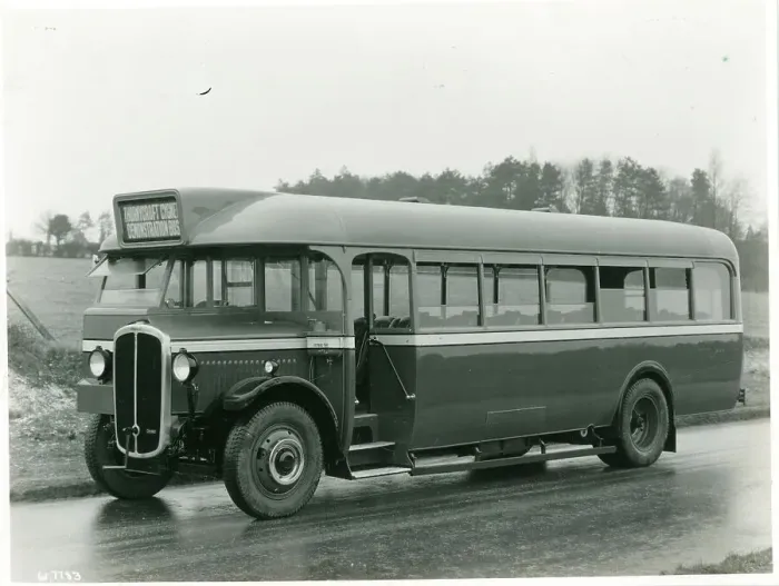 Framed Print : Thornycroft Cygnet demonstration bus Framed Print : Thornycroft Cygnet demonstration bus