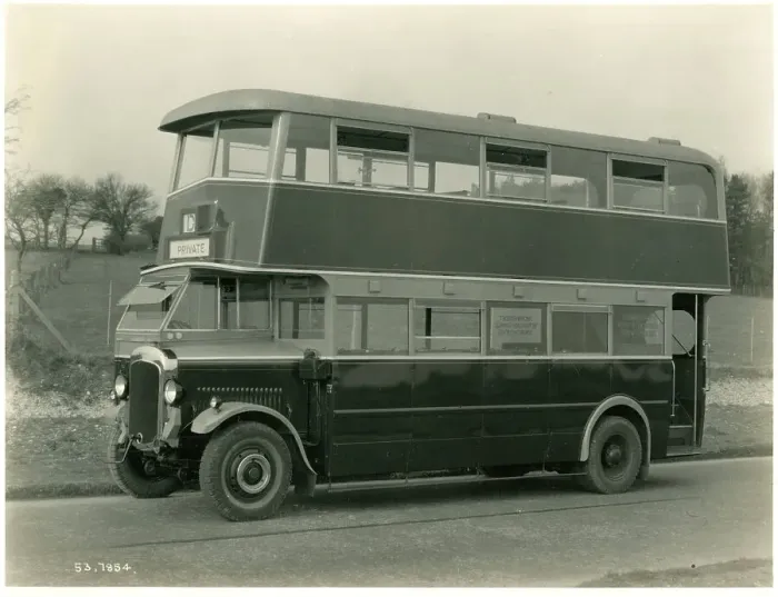 Framed Print : Thornycroft Metropolitan Cammell demonstration bus Framed Print : Thornycroft Metropolitan Cammell demonstration bus