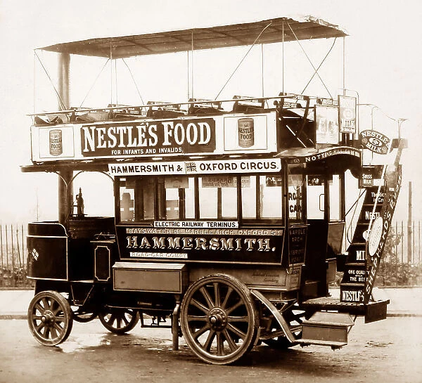 Thornycroft steam bus, London Road Car Co in 1902
