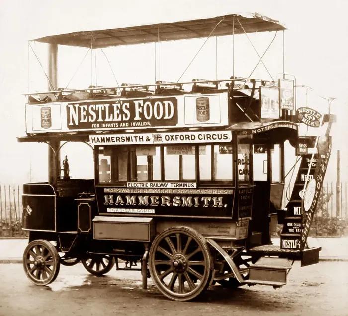 Framed Print : Thornycroft steam bus, London Road Car Co in 1902 Framed Print : Thornycroft steam bus, London Road Car Co in 1902