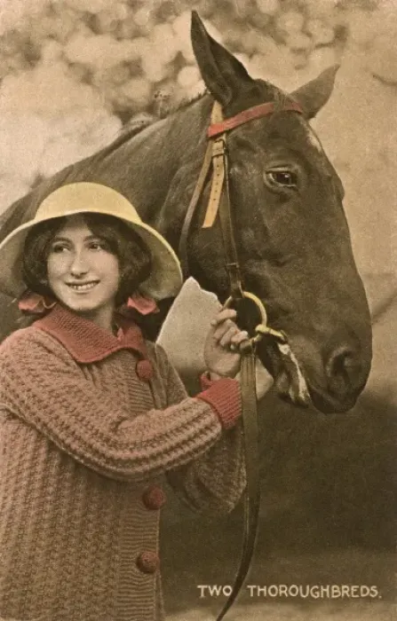 Framed Print : Two Thoroughbreds - a little girl and her favourite horse Framed Print : Two Thoroughbreds - a little girl and her favourite horse
