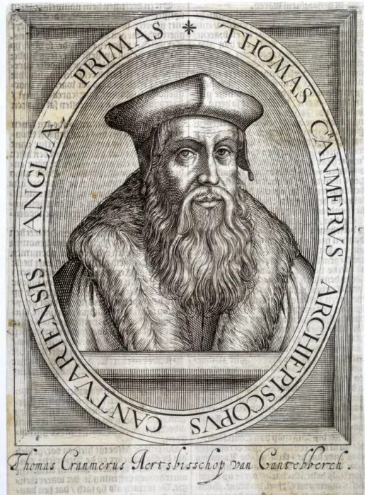 Framed Print : Thos Cranmer / Anon Eng Framed Print : Thos Cranmer / Anon Eng