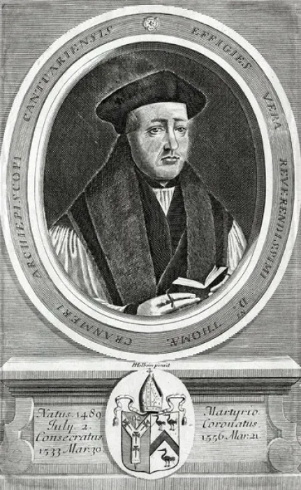 Framed Print : Thos Cranmer / Holbein Framed Print : Thos Cranmer / Holbein