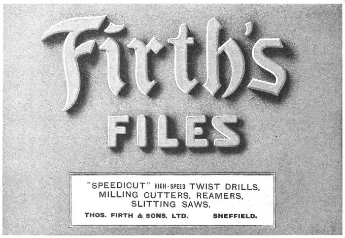 Framed Print : Thos Firth & Sons - Firths Files Framed Print : Thos Firth & Sons - Firths Files
