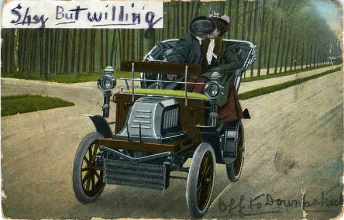 Framed Print : Thought to be a De Dion Vintage Car, England Framed Print : Thought to be a De Dion Vintage Car, England