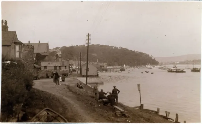 Framed Print : Thought to be the Harbour and River Dart