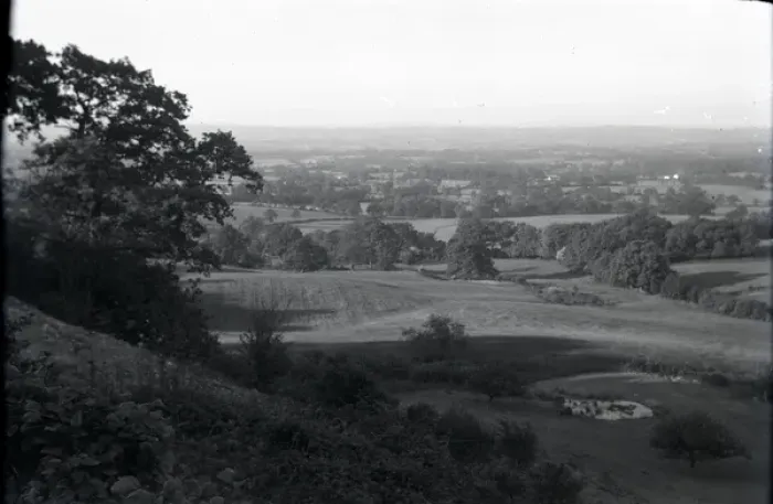 Framed Print : Thought to be the View from the Castle Grounds, Hever Castle Framed Print : Thought to be the View from the Castle Grounds, Hever Castle