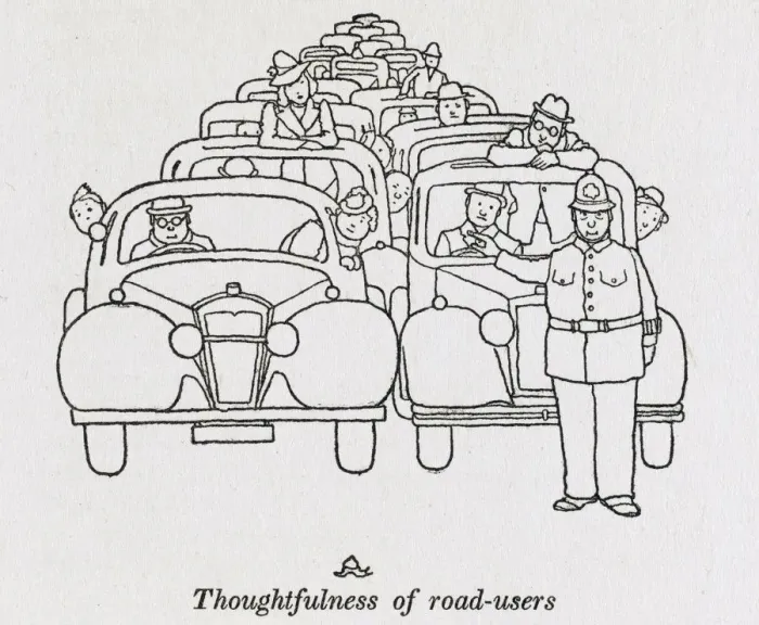 Framed Print : Thoughtfulness of road-users Framed Print : Thoughtfulness of road-users