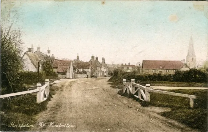 Framed Print : Thrapston Road, Kimbolton, Cambridgeshire Framed Print : Thrapston Road, Kimbolton, Cambridgeshire