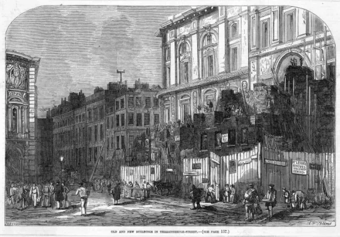 Framed Print : Threadneedle Street Framed Print : Threadneedle Street